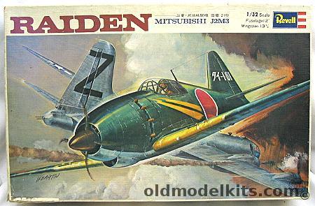 Revell 1/32 Japan Issue Mitsubishi J2M3 Raiden 'Jack', H288-700 plastic model kit